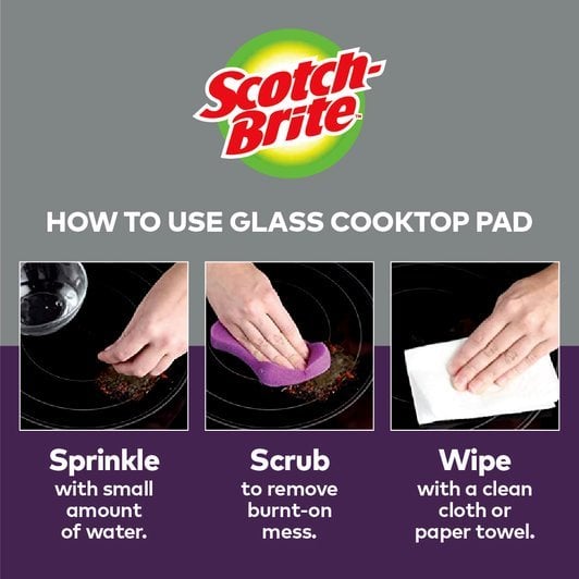 3M Scotch Brite cam ocak temizleme pedi