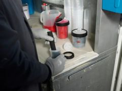 3M 16001 Ölçekli Karıştırma Sert Kap ve Kilitli Halkası 650ml