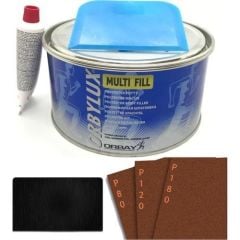 ORBAY Polyester Çelik Macun 1000 gr set + Plastik Aparat Hediye