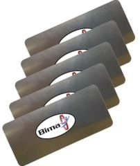 Rötuş Çeliği Çapağı Alınmış 4cm*9cm 5 Adet