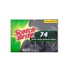 3M Scotch Brite 74 Genel Amaçlı Bulaşık Süngeri 1 Paket / 4 adet sünger