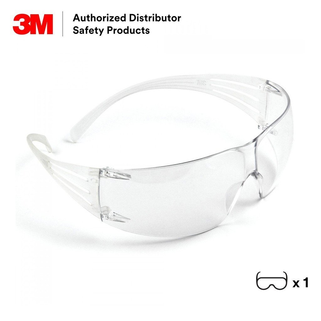 3M SecureFit SF201 Koruyucu Gözlükler Şeffaf 1 Adet