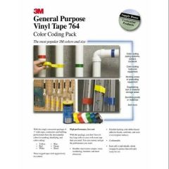 3M 764i Yer İşaretleme Bantı Gri 50mm*33mt 1 Koli / 24 Rulo