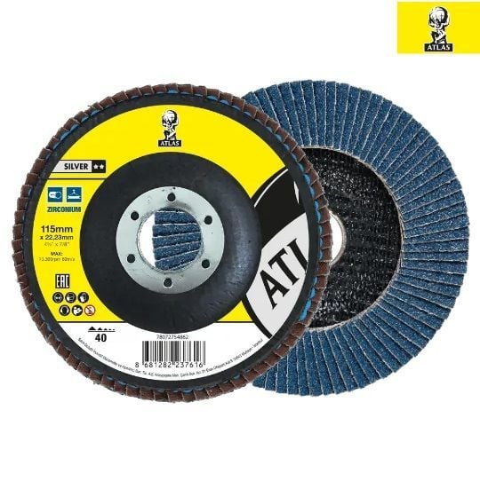 Atlas 115*22 Zirkonyum Flap Disk Bronz P40 5 ADET