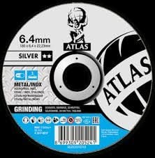 Atlas A24R 180*8.0*22.23 T27 Metal Taşlama Taşı Bronz 5 ADET