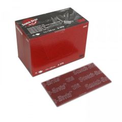 3M Scotch Brite 64659 İnce Dayanıklı Esnek Kırmızı El Pedi 114mm*228mm 1 Adet