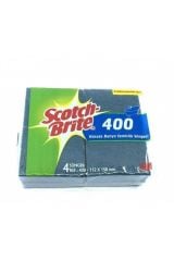 3M Scotch Brite 400 Hassas Banyo Temizlik Süngeri Mavi Renk 8 Paket / 32 adet sünger