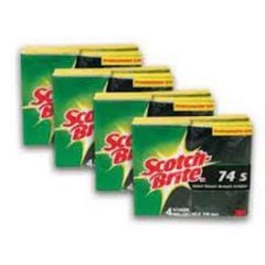 Scotch Brite 74S Temizlik Süngeri  4 Paket  / 16 Adet sünger