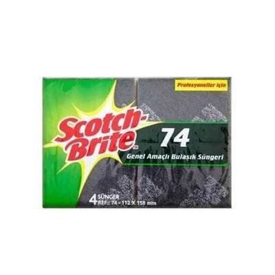 3M Scotch Brite 74 Genel Amaçlı Bulaşık Süngeri 4 Paket / 16 adet sünger