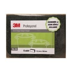 3M Scotch Brite 64 Genel Amaçlı Ekonomik Bulaşık Süngeri Yeşil 8 Paket / 48 adet sünger