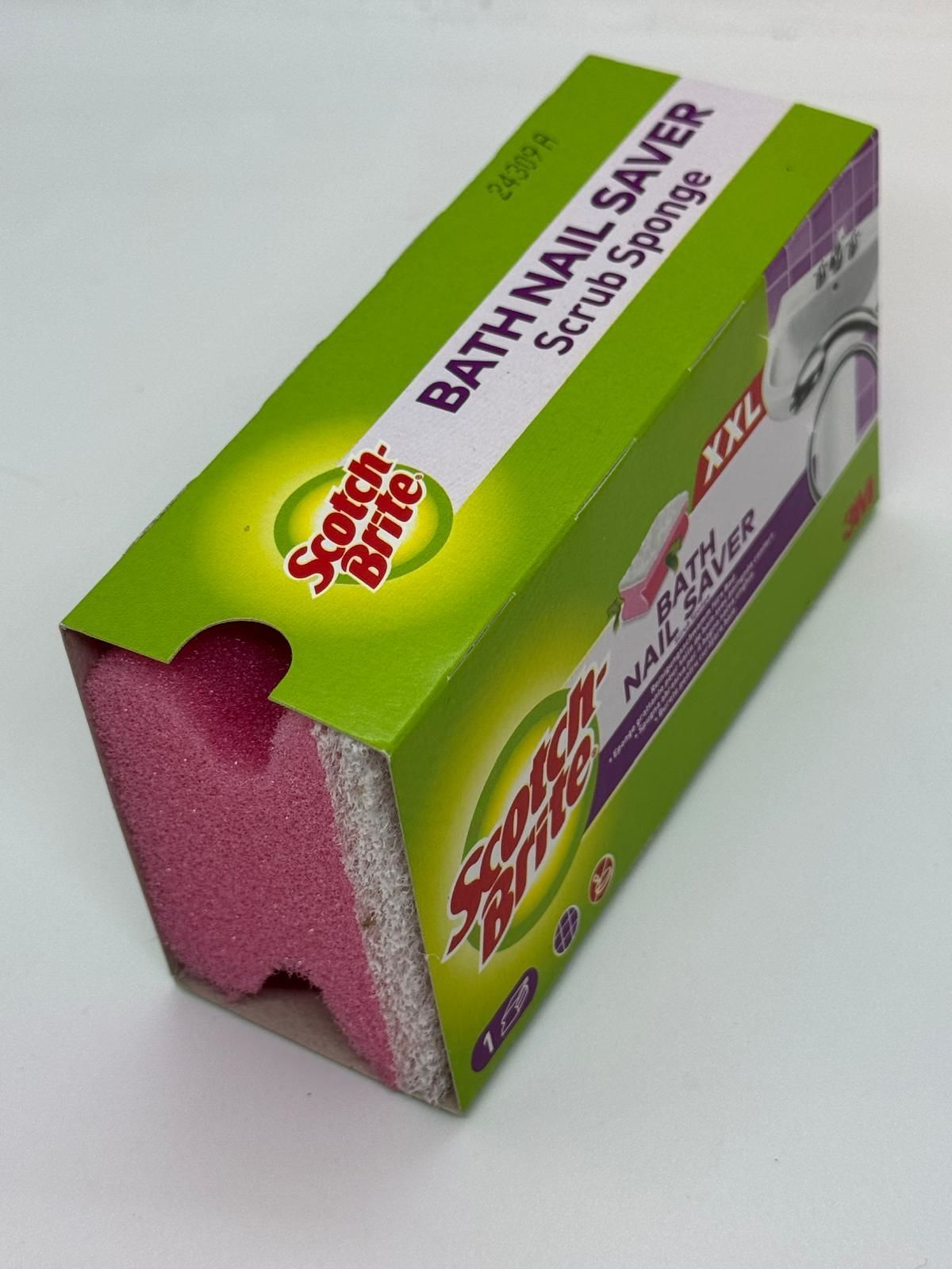 3M Scotch Brite Banyo Tırnak Koruyuculu XXL Ovma Süngeri 4 Paket / 4 adet sünger