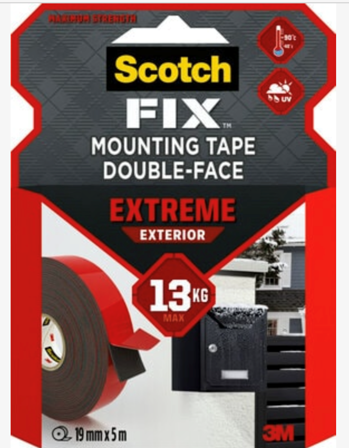 3M Scotch Fix Extrem Dış Mekan Montaj Bandı 19mm*5mt