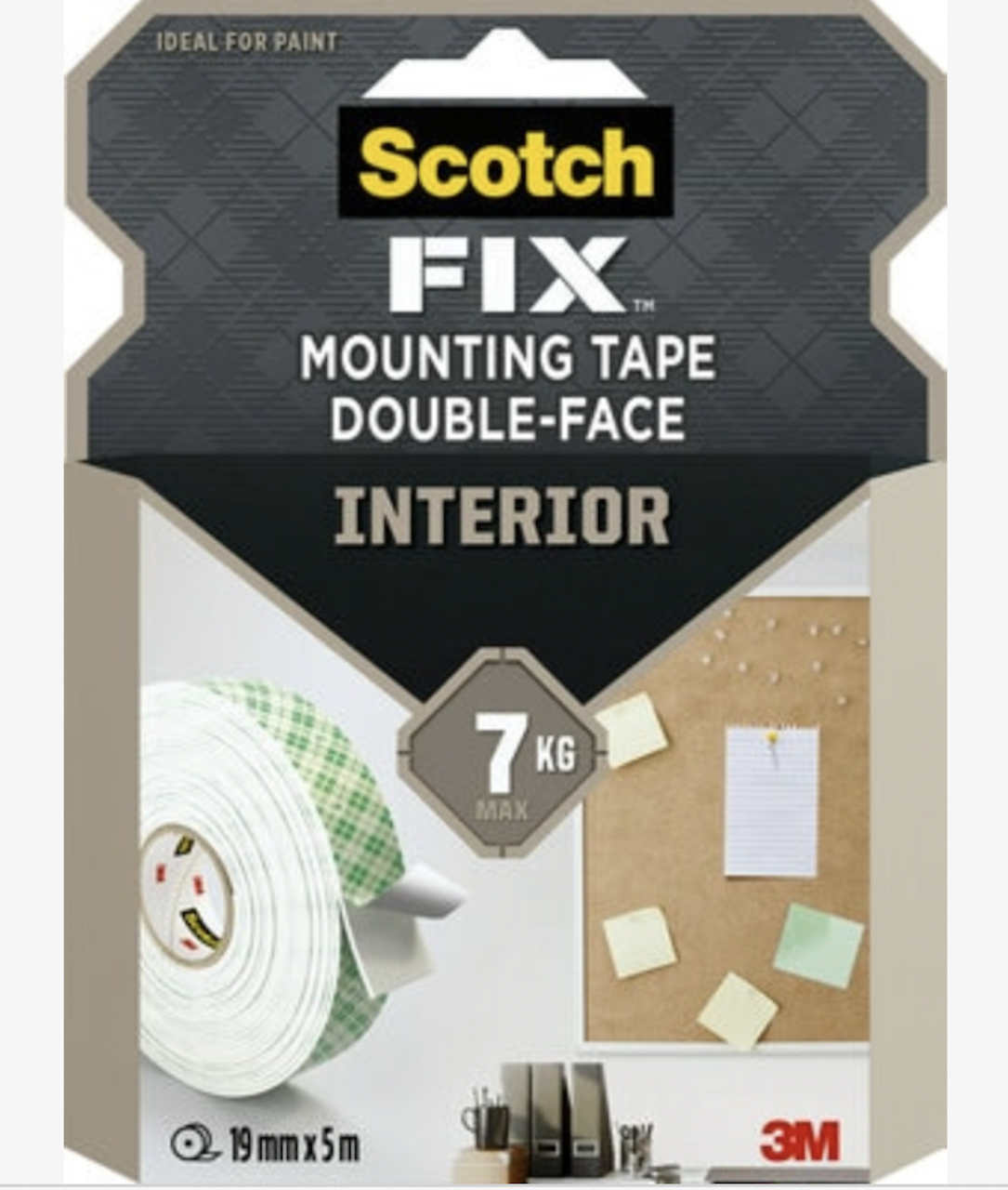 3M Scotch Fix 4496G İç Alan Çift Taraflı Montaj Bandı 19mm*5mt
