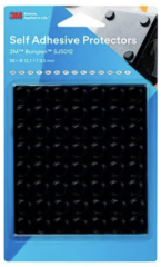 3M SJ5012BL Bumpon Koruyucu Ayak Siyah Renk 56 adet