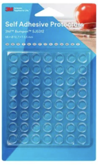 3M SJ5312BL Bumpon Koruyucu Ayak Şeffaf Renk 56 Adet