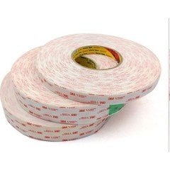 3M 4950P VHB Çift Taraflı Akrilik Bant Beyaz 10mm*33mt