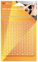 3M SJ6553BL Bumpon Koruyucu Atak Şeffaf Renk 132 Adet