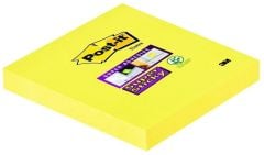 Post-it® 654 Super Sticky Not Kanarya Sarısı 76x76 mm 90 Yaprak  / 6 Paket