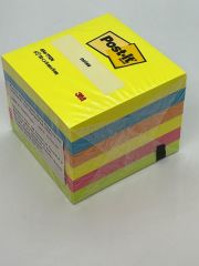 3M Post-it® Not Çok Renkli 76mm*76mm 1 Blok / 6 Paket / 600 Yaprak
