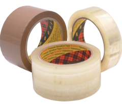 3M 371 Koli Bandı Şeffaf 75mm x 100mt