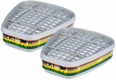 3M 6059 ABEK1 Organik İnorganik Asit Gaz Amonyak Filtresi  3 Takım / 3 Çift