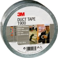 3M 1900 Bez Bant (Duct Tape) Siyah Renk 50mm*50mt 3 Rulo