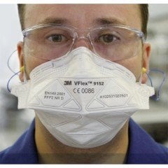 3M VFlex 9152E FFP2 Ventilsiz Toz Maskesi 15 ADET