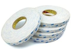 3M 9R110W Çift Taraflı Köpük Bant Beyaz Renk 19mm*5mt