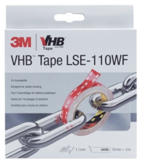 3M LSE110WF VHB Çift Taraflı Akrilik Bant Beyaz 19mm*3mt